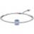 Swarovski Millenia Bangle - Silver/Blue/Transparent