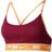 NIKE Dri-Fit Indy Logo Sport Bra Women - Berry/Orange