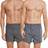 Schiesser Essentials Boxer Shorts 2-pack - Grey