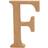 Creativ Company bogstav F MDF 8cm, 1pc