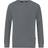 JAKO Organic Sweat Men - Stone Grey