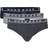 HUGO BOSS Logo waistbands Stretch Cotton Briefs 3-pack - Open Grey