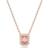 Swarovski Millenia Necklace - Rose Gold/Pink/Transparent