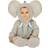 Fiestas Guirca kostume elefant junior grå mt 12-24 mdr
