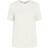 Pieces Ria Fold Up T-shirt - Bright White/Pale Banana