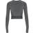 Everlast Seamless Long Sleeve Crop Top Women - New Charcoal