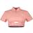 adidas Hyperglam Crop Zip T-shirt Women - Wonder Mauve