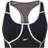 Reebok Lux Racer Colorblocked Padded Bra - Black