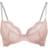 Gossard Superboost Lace Non Padded Plunge Bra - Ballet Pink/Silver