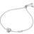Michael Kors Brilliance Silver Heart & Logo Toggle Bracelet - Silver/Transparent