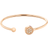 Tommy Hilfiger Crystal Open Bangle - Rose Gold/Transparent