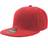 Atlantis Snap Back Flat Visor 6 Panel Cap 2-pack - Red