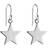 Sophie By Sophie Star Hook Earrings - Silver