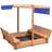 vidaXL Sandbox with Roof Firwood