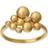 ByBiehl Pebbles Ring - Gold/Transparent