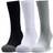 Under Armour Heatgear Crew Socks 3-pack Unisex - Steel/White - 035