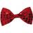 Bristol Novelty Sequin Bow Tie Red