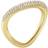 Georg Jensen 18K Yellow Gold Offspring Diamond Pave Wavy Ring