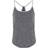 Tridri Yoga Vest Women - Black Melange/Silver Melange