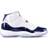 Nike Air Jordan 11 Retro GS - White University/Blue Midnight/Navy