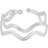 Pernille Corydon Double Wave Ring - Silver