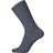 Egtved Wool No Elastic Rib Socks - Blue