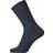 Egtved Wool No Elastic Rib Socks - Dark Blue