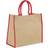 Bullet The Large Jute Tote 2-pack - Natural/Red