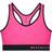 Under Armour Mid Sports Bra - Electro Pink/Black