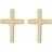 Edblad Spirit Cross Studs - Gold