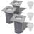 vidaXL 10. Bedlampe 15cm 3stk