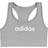 adidas Kid's Believe This Sports Bra - Grey/Black/White