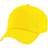 Beechfield Unisex Plain Original 5 Panel Baseball Cap 2-pack - Yellow