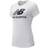 New Balance Essentials Stacked Logo T-shirt - White/Black