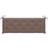 vidaXL - Chair Cushions Brown (150x50cm)