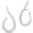 Julie Sandlau Classic Swan Boucles d'oreilles Argent ST106RH Femme 925 sterling silver