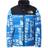 The North Face Youth 1996 Printed Retro Nuptse Jacket - Hero Blue/Tagline Toss Print (NF0A5IYC2B41)