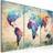 Arkiio Rainbow Triptych Väggdekor 120x80cm