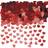 Amscan 14 g Sparkle Heart Metal Confetti Party Accessory, Red