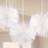 Amscan 10118502 White Fluffy Tulle poms-3 Pcs