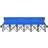OutSunny Alfresco 6 Seat Folding Camping Chair, Blue