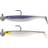 Westin ShadTeez Slim 10cm R 'N R 7g #4/0 (2-pack) Clear Water Mix 2