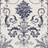 Laura Ashley Josette Midnight Wallpaper White