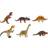 Dkd Home Decor Dinosaur Blød (6 pcs)