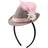Folat Oktoberfest Diadem Minihatt Rosa