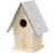 Creativ Company Bird box with zinc roof, size 13,5x11x19 cm, hole size 32 mm, 1 pc