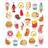 Creativ Company Stickers, fast food, 15x16,5 cm, 1 ark