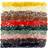 Creativ Company Plastperler, diam. 6 mm, hulstr. 1,5 mm, ass. farver, 10x40g, ca. 10x1