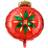 PartyDeco Folieballon Juleornament