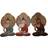 Dkd Home Decor Buddha Prydnadsfigur 10cm 3st